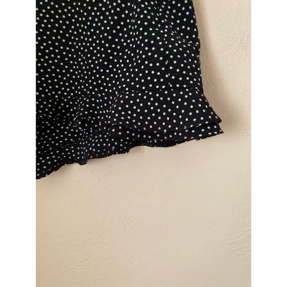 Zara Trafaluc Women's Shorts Size L Black White Polka Dot NWT - Picture 2 of 6